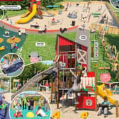 Work will soon start on this new play area at Muiravonside Country Park.  The design by Kompany was voted for as the favourite by members of the public.