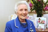 May was delighted to receive her card from the King and Queen.