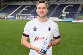 Falkirk winger Ethan Ross has been named as William Hill Championship player of the month for October (Photo: Ian Sneddon)