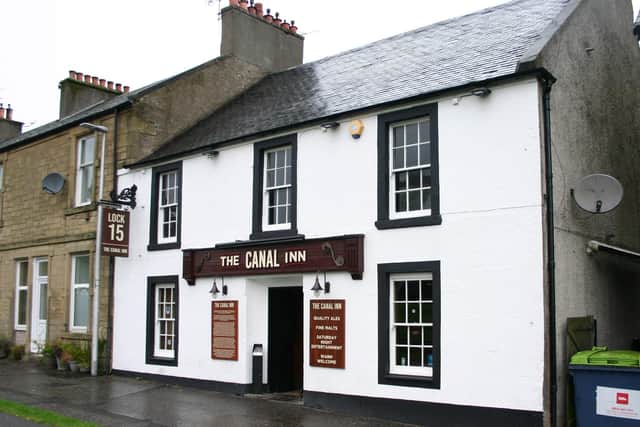 The Canal Inn's competition success was mentioned in the Scottish Parliament
