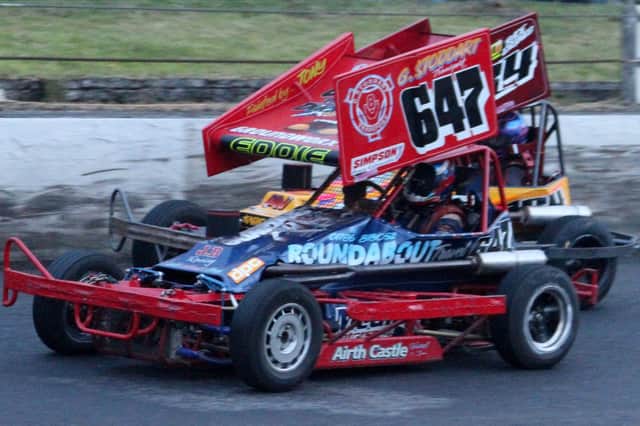 Chris Burgoyne was victorious at Cowdenbeath Racewall on Saturday night