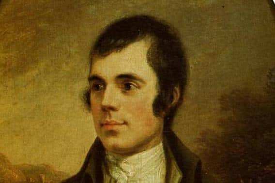 Robert Burns portrait by artist Alexander Naysmith.