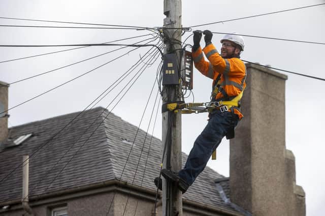 Openreach is starting work to build a new ultrafast broadband network in Falkirk