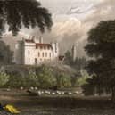 A Victorian image of Airth Castle.