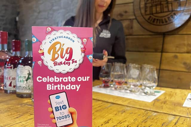 Stirling Distillery is hosting a Gin Afternoon Tea in aid of Strathcarron Hospice. Pic: Contributed