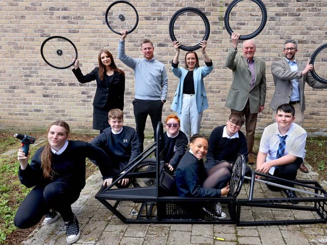 Pupils at Queensferry High School are building their own kit car.