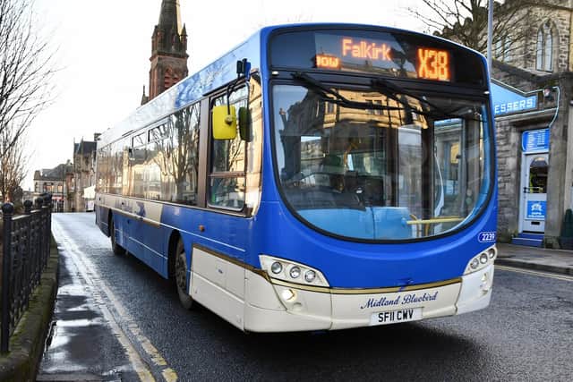 Bus passengers in Falkirk district face a rise in fares from Monday, May 22.