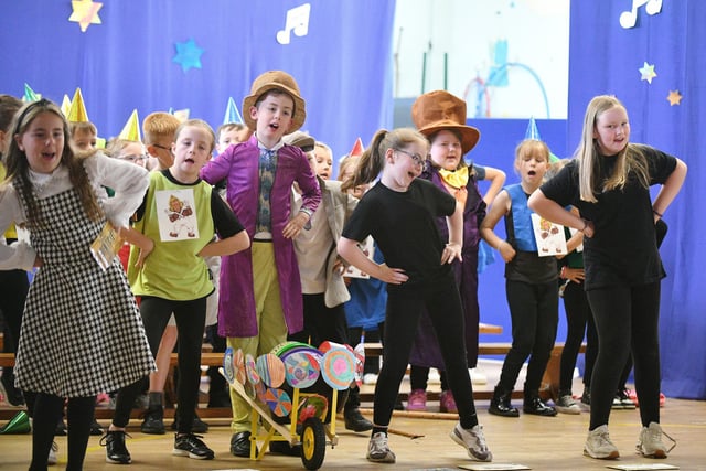 Pupils had a great time taking part.