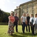 Historic Scotland tour guide Frances Murray has been taking visitors around Kinneil House on tours each Saturday since April.  (pic: Alan Murray)