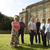 Historic Scotland tour guide Frances Murray has been taking visitors around Kinneil House on tours each Saturday since April.  (pic: Alan Murray)