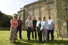Historic Scotland tour guide Frances Murray has been taking visitors around Kinneil House on tours each Saturday since April.  (pic: Alan Murray)
