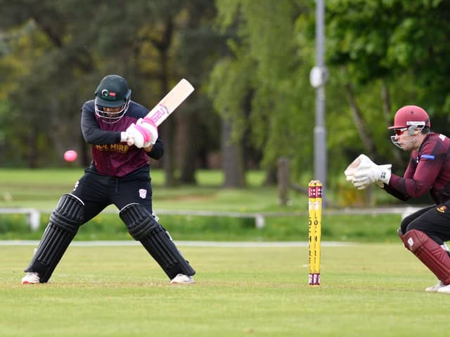 LocHire Stenhousemuir’s first XI secured an impressive league victory away to Dumfries (Photo: Michael Gillen)