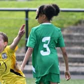 A great celebration from this Kinneil Primary youngster after scoring a goal against St Mary’s Primary