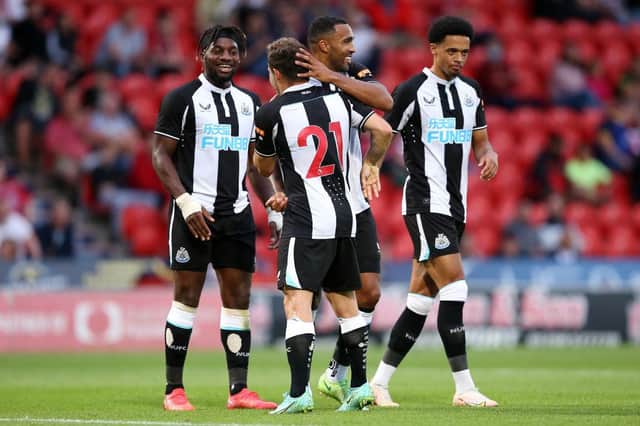 Newcastle United rounded off their pre-season campaign with a 3-0 win over Norwich City. (Photo by Charlotte Tattersall/Getty Images)