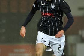 Ryan Williamson in action against Airdrie last season (Photo: Alan Murray)