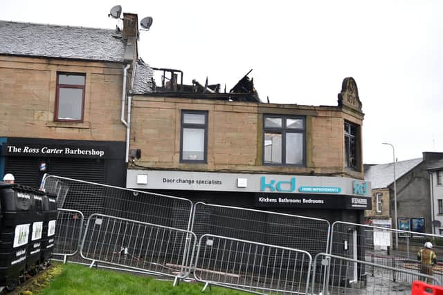Residents from 19 properties were evacuated at the height of the blaze. Pic: Michael Gillen