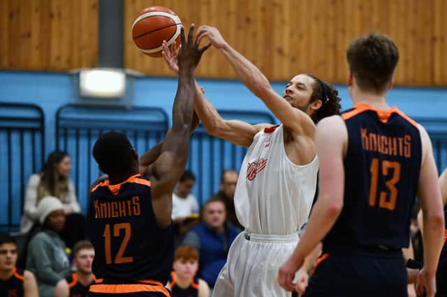 Bantu Burroughs had a fine game for Falkirk Fury in Friday night's win over Stirling Knights (Pic by Michael Gillen)
