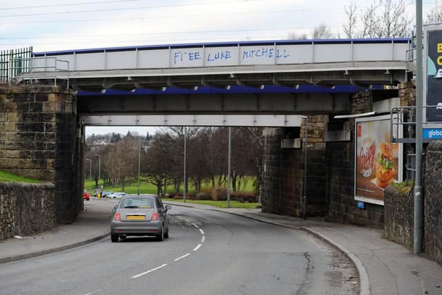 Luke Mitchell related graffiti is spreading all over the Falkirk area with more slogans appearing in Stirling Road, Camelon, and the canal at the Kelpies, as well as in Zetland Park,  Grangemouth