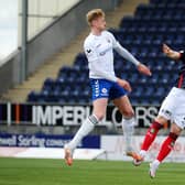 The Falkirk Stadium, pictured hosting last Saturday's League One match between the Bairns and Montrose, is now about to be home to Queen's Park too (Picture Michael Gillen)