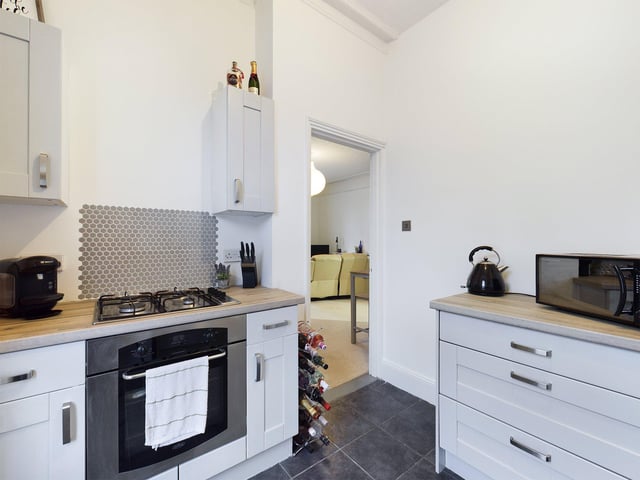 This one bedroom flat in Victoria Road North, Southsea, is on sale for £170,000. It is listed by Chinneck Shaw.
