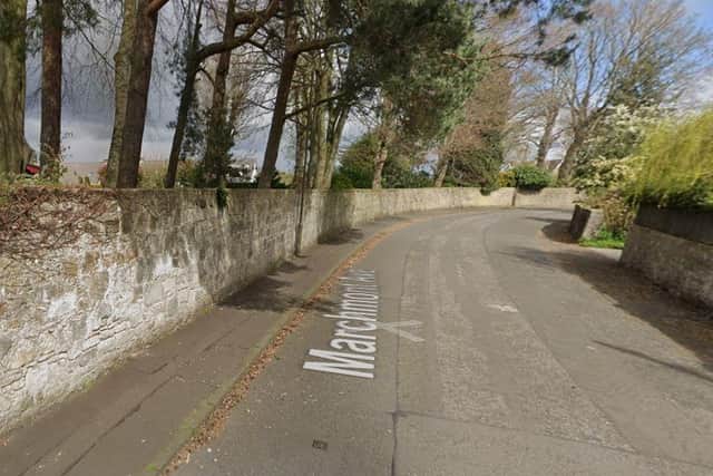 Much of this wall in Marchmont Avenue would have been removed if the permission had been granted. Picture: Google Maps.