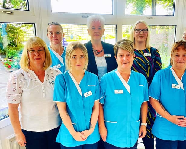 Some members of the Strathcarron Hospice at Home team. Pic: Contributed