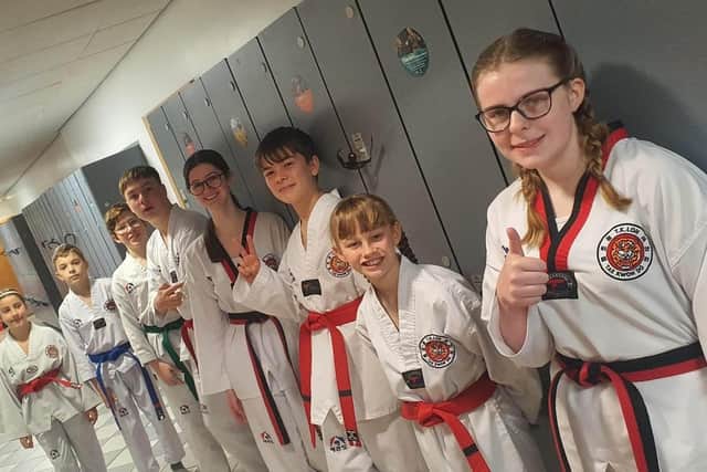 Some of the taekwondo stars from Falkirk that won medals over the weekend (Photo: Contributed)