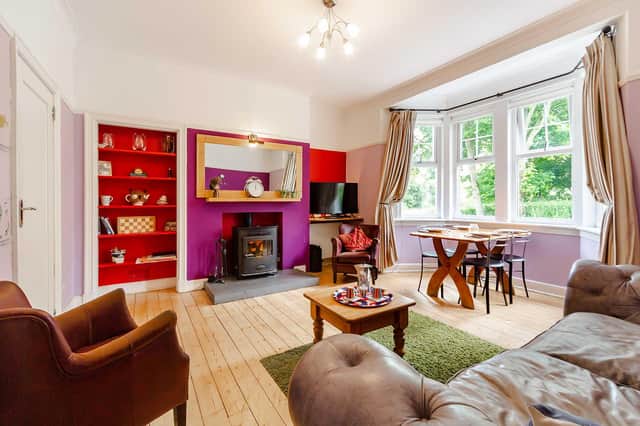 Inside Annlea Cottage, Woolstoun, which is on the market at offers over £330,000.