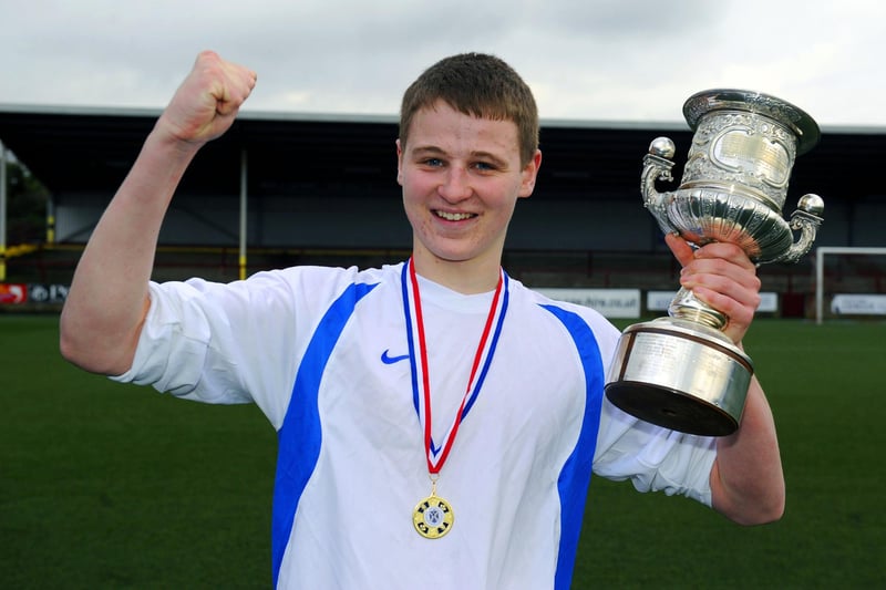 Winning goal scorer and captain Jordan Mitchell.