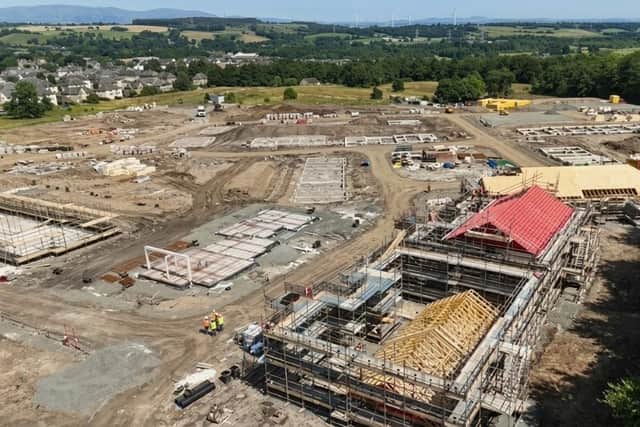 Work is underway to build 137 new homes on the former site of Denny High School. Pic: Contributed