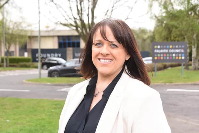 Karen Algie said Falkirk Council had almost caught up on its repairs backlog