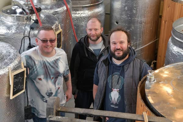 The main men behind the Not That California Brewing Company Richard MacGilivray, Vojtech Hrdina and Ondrej Rafaj