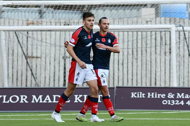 11-11-2023. Picture Michael Gillen. FALKIRK. Falkirk Stadium. Falkirk FC v Edinburgh City FC. Season 2023 - 2024. Matchday 13. SPFL cinch League One.:.