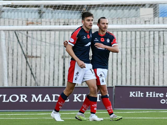 11-11-2023. Picture Michael Gillen. FALKIRK. Falkirk Stadium. Falkirk FC v Edinburgh City FC. Season 2023 - 2024. Matchday 13. SPFL cinch League One.:.