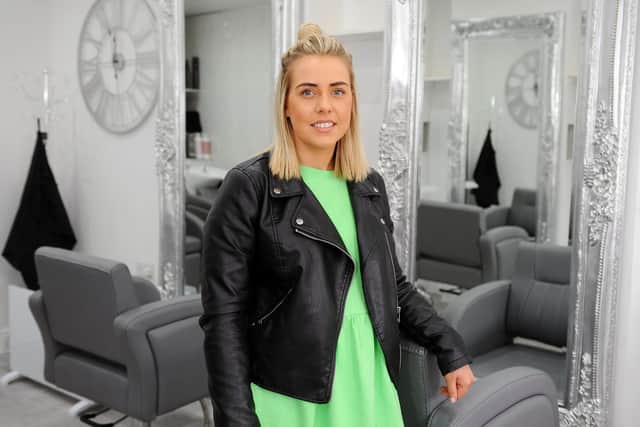 The Hair by Laura Gwynne owner is looking forward to running her own business. Picture: Michael Gillen.