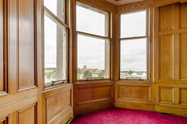 The view from the living room at 5 Strawberry Bank, Linlithgow.