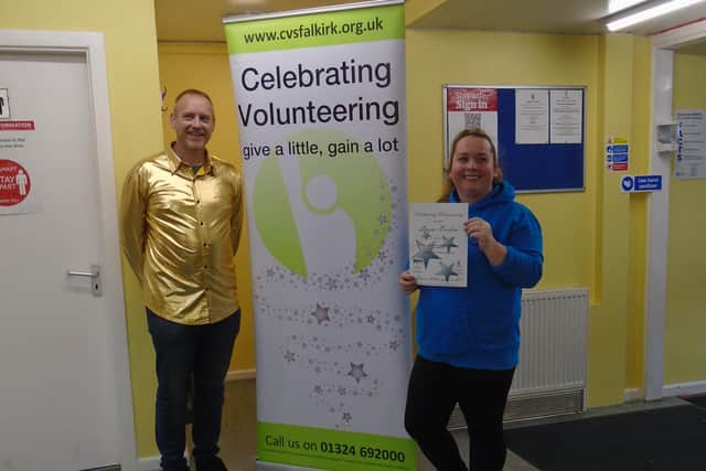 CVS Falkirk's 2021 Volunteer of the Year Lynne Boslem, of Tamfourhill Community Hub.