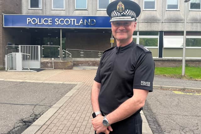 Chief superintendent Roddy Irvine is the new divisional commander for Forth Valley Police (Picture: Submitted)