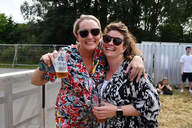 Revellers enjoyed the good weather.