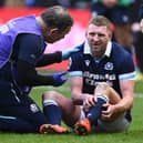 Ex-Falkirk star Finn Russell had to go for a  head injury assessment (Photo: Stu Forster/Getty Images)