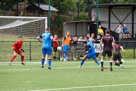 Dunipace got off a flyer in the premier division, defeating St Andrews United 2-0 (Pictures by Mark Ferguson)