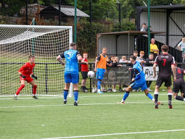 Dunipace got off a flyer in the premier division, defeating St Andrews United 2-0 (Pictures by Mark Ferguson)
