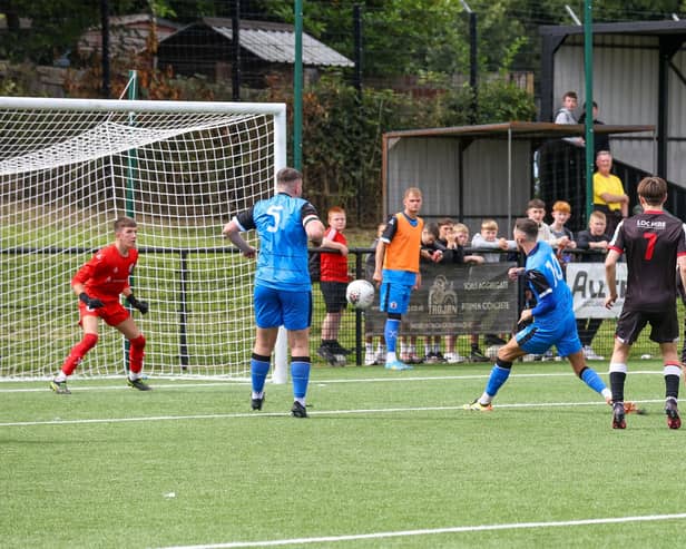 Dunipace got off a flyer in the premier division, defeating St Andrews United 2-0 (Pictures by Mark Ferguson)