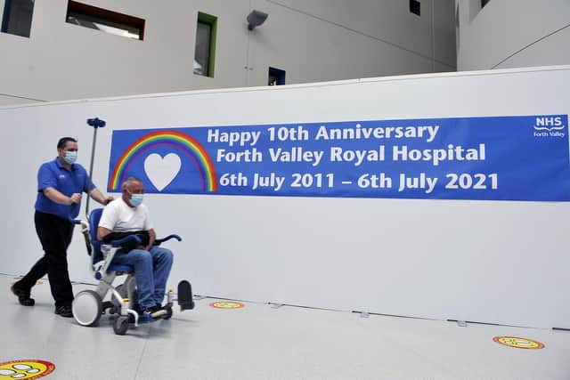 Forth Valley Royal Hospital is celebrating its 10th anniversary this week