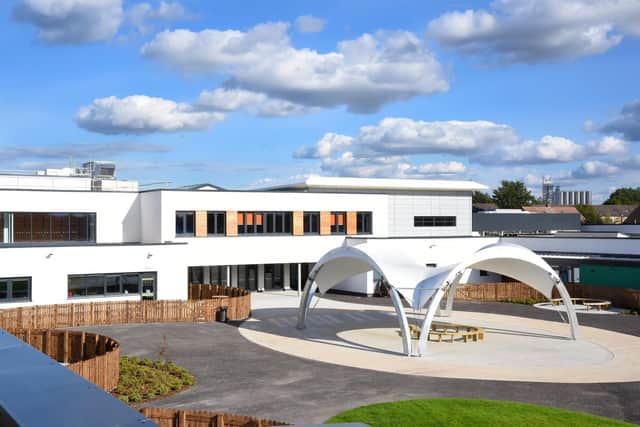 An artist's impression of how the new Carrongrange campus will look. Pic: Falkirk Council