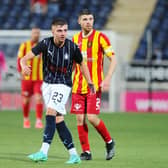 Ben Weekes makes his first start for the Bairns in tonight's SPFL Trust Trophy match with East Kilbride