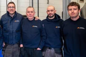 Ewan Lawson Motors of Larbert, left to right, Barry Lawson, Ewan Lawson, James Masterton, Liam Warm.
