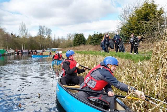 People can come along and take part in the canal clean up on Saturday