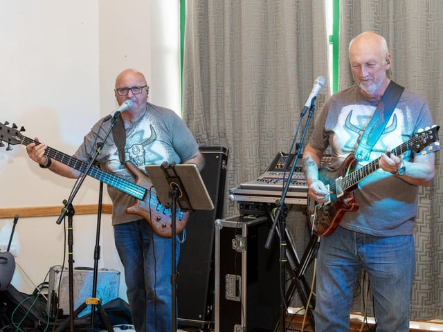 Local band Focus Duo were a big success during the day.