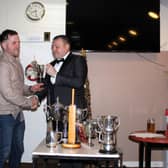 Peter Hamilton (L) took home the second XI’s best fielder trophy